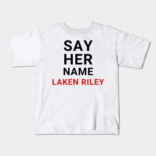 Say-Her-Name-Laken-Riley Kids T-Shirt